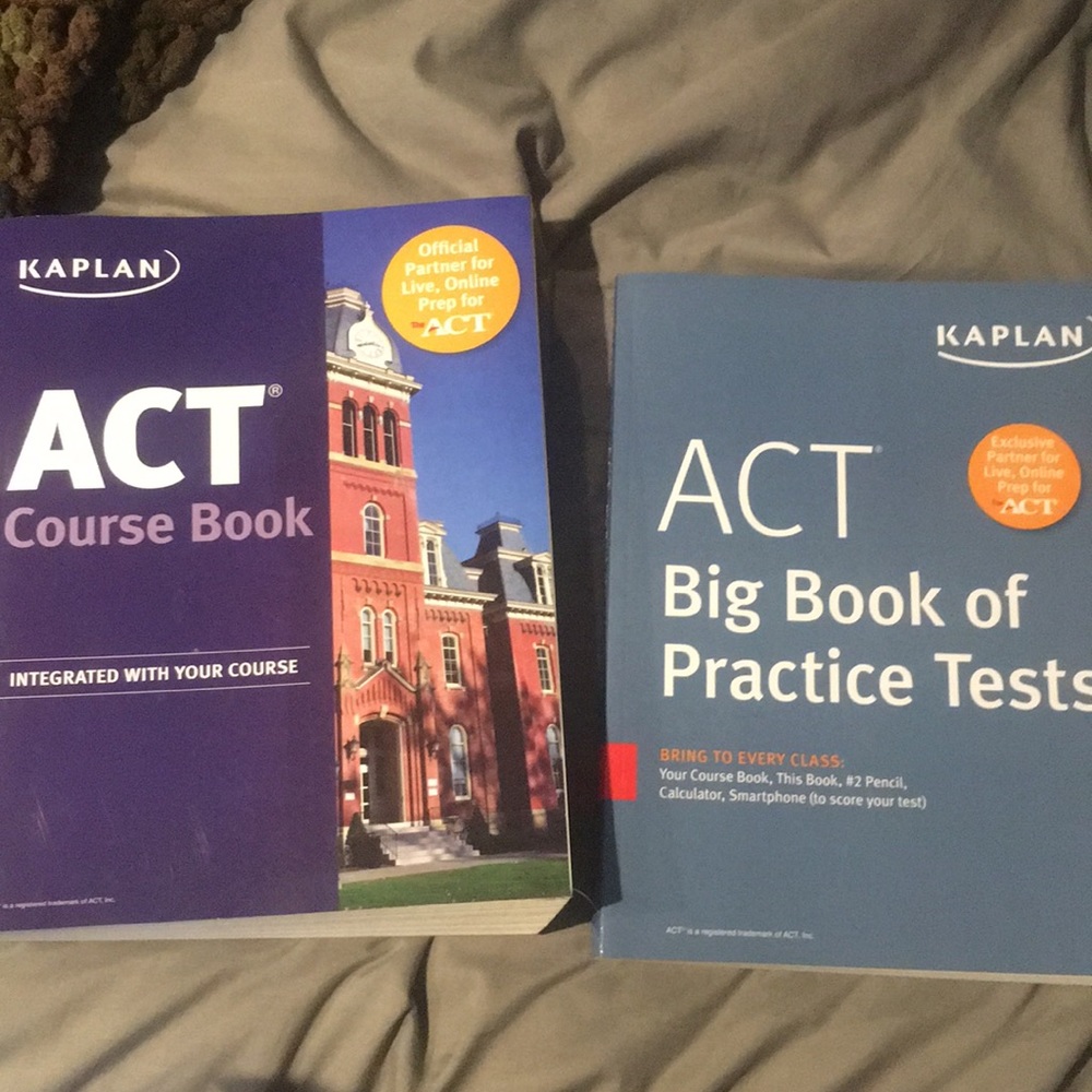 Kaplan ACT prep books
